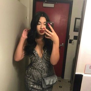 sequin homecoming dress